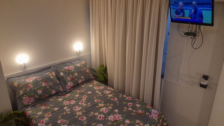 Studio climatizado, wifi no centro