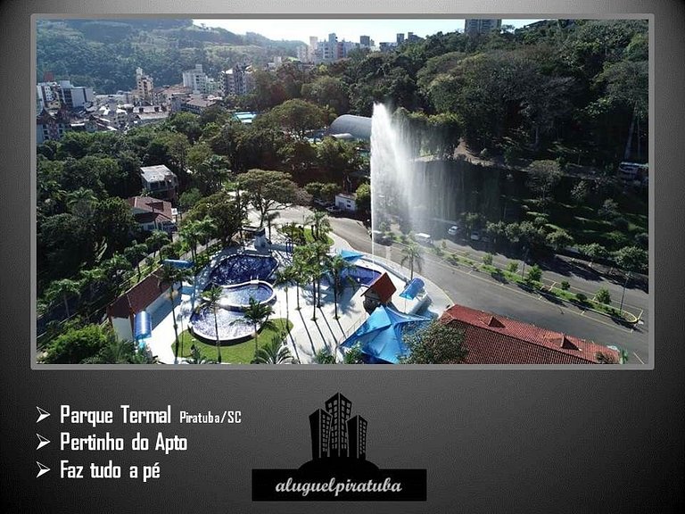 Apto climatizado 502, apenas 5 min das Thermas