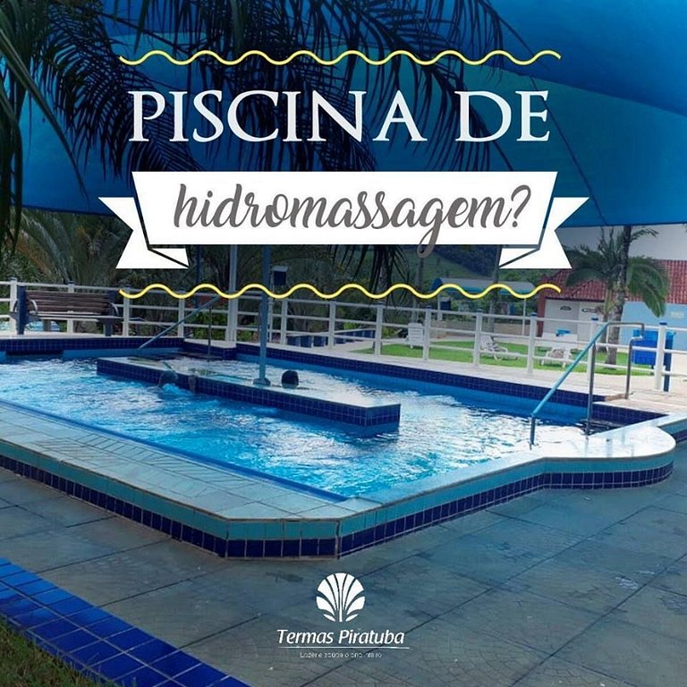 Apto na divisa das Thermas