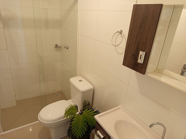 Apto climatizado 302 centro de Piratuba SC