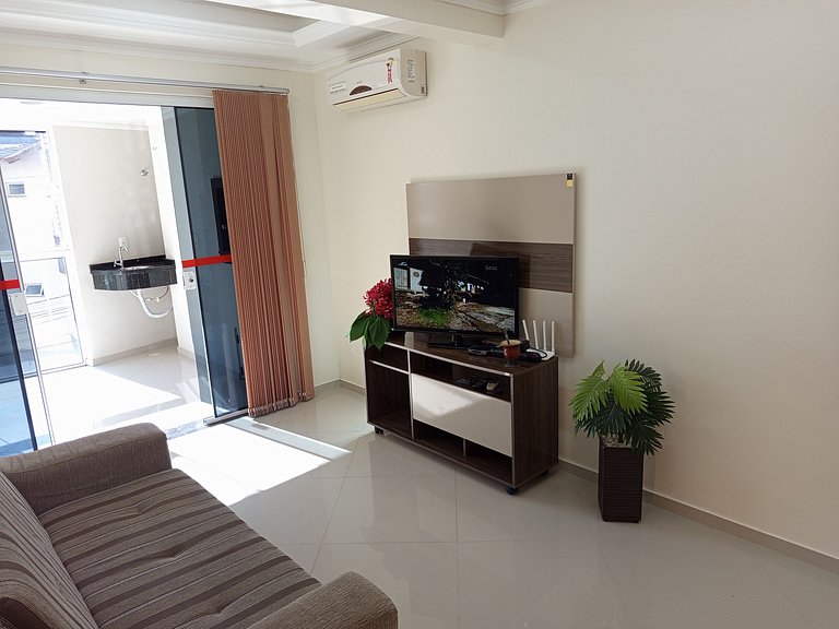 Apto climatizado 302 centro de Piratuba SC